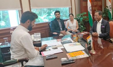 EoDB Director Abhijeet shared cold-chain logistic inputs with Cabinet Minister Chirag Paswan